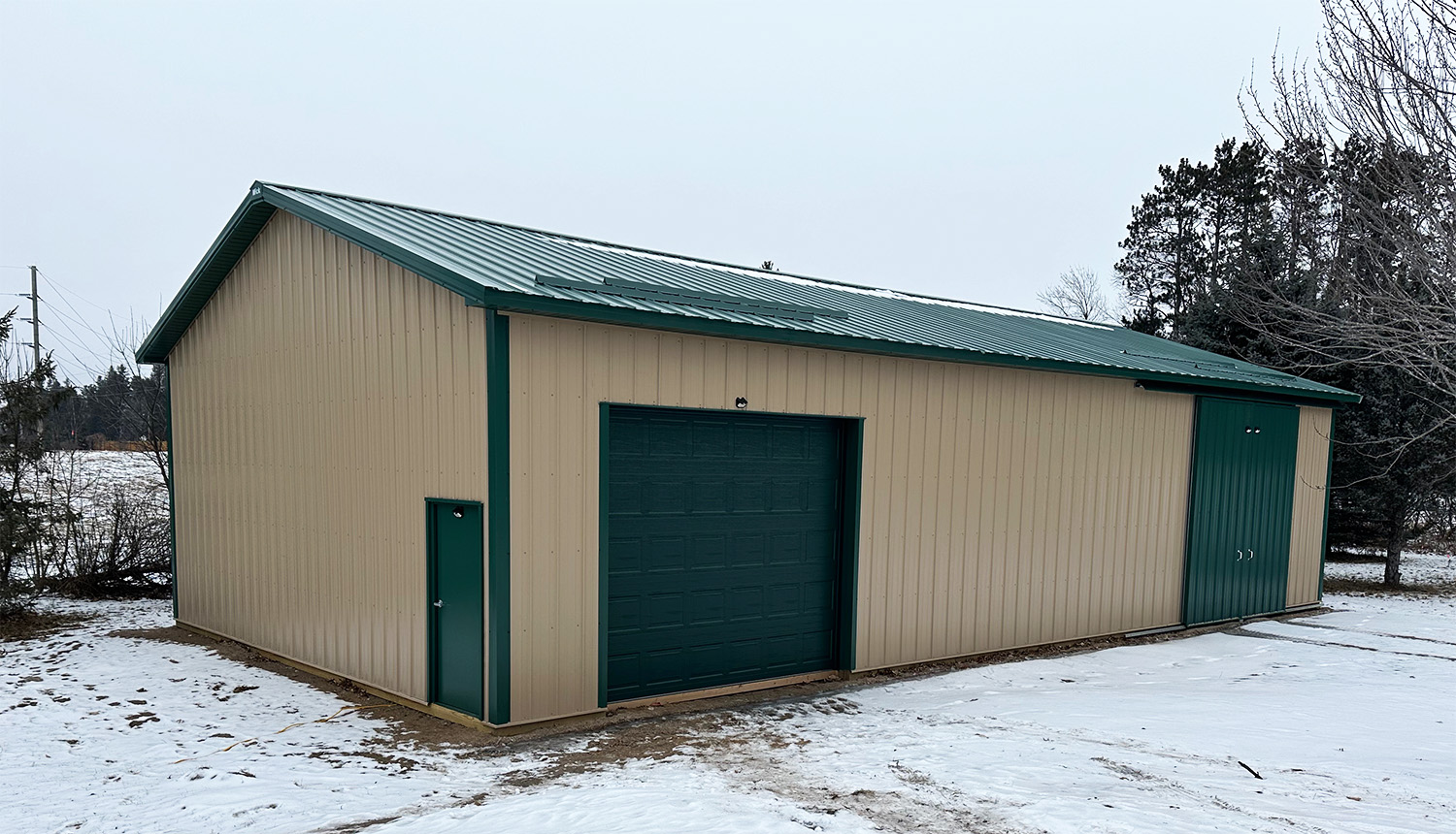 Pole Barn Construction Time Lapse