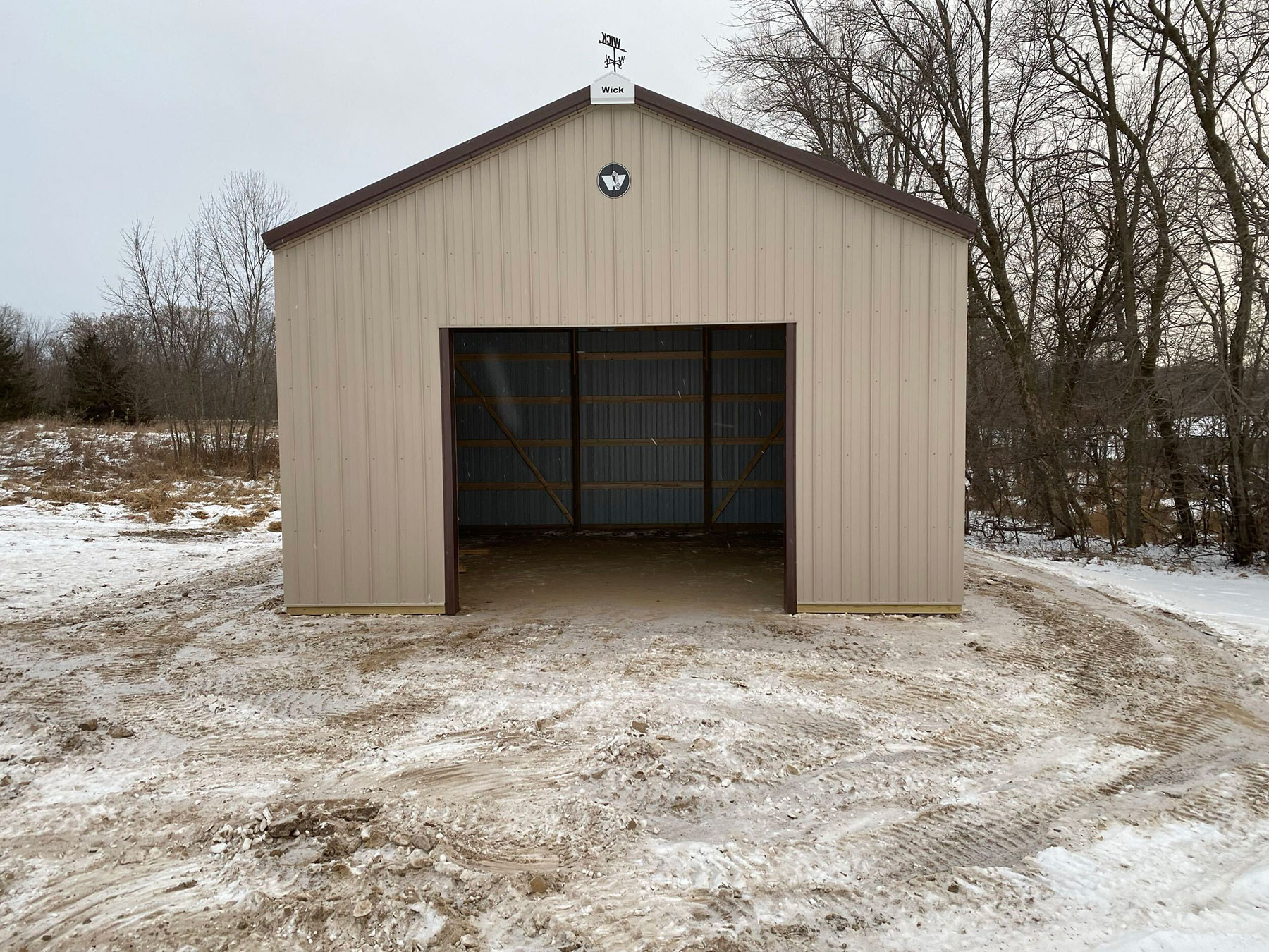 Pole Barn Garage and Shed