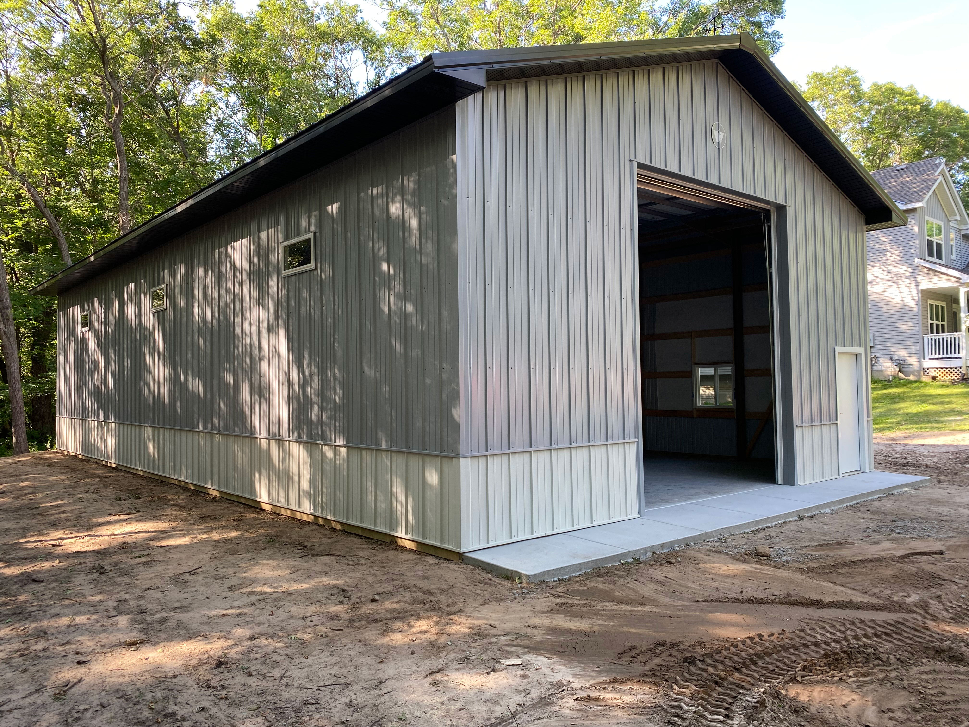 Pole Barn Construction Shop