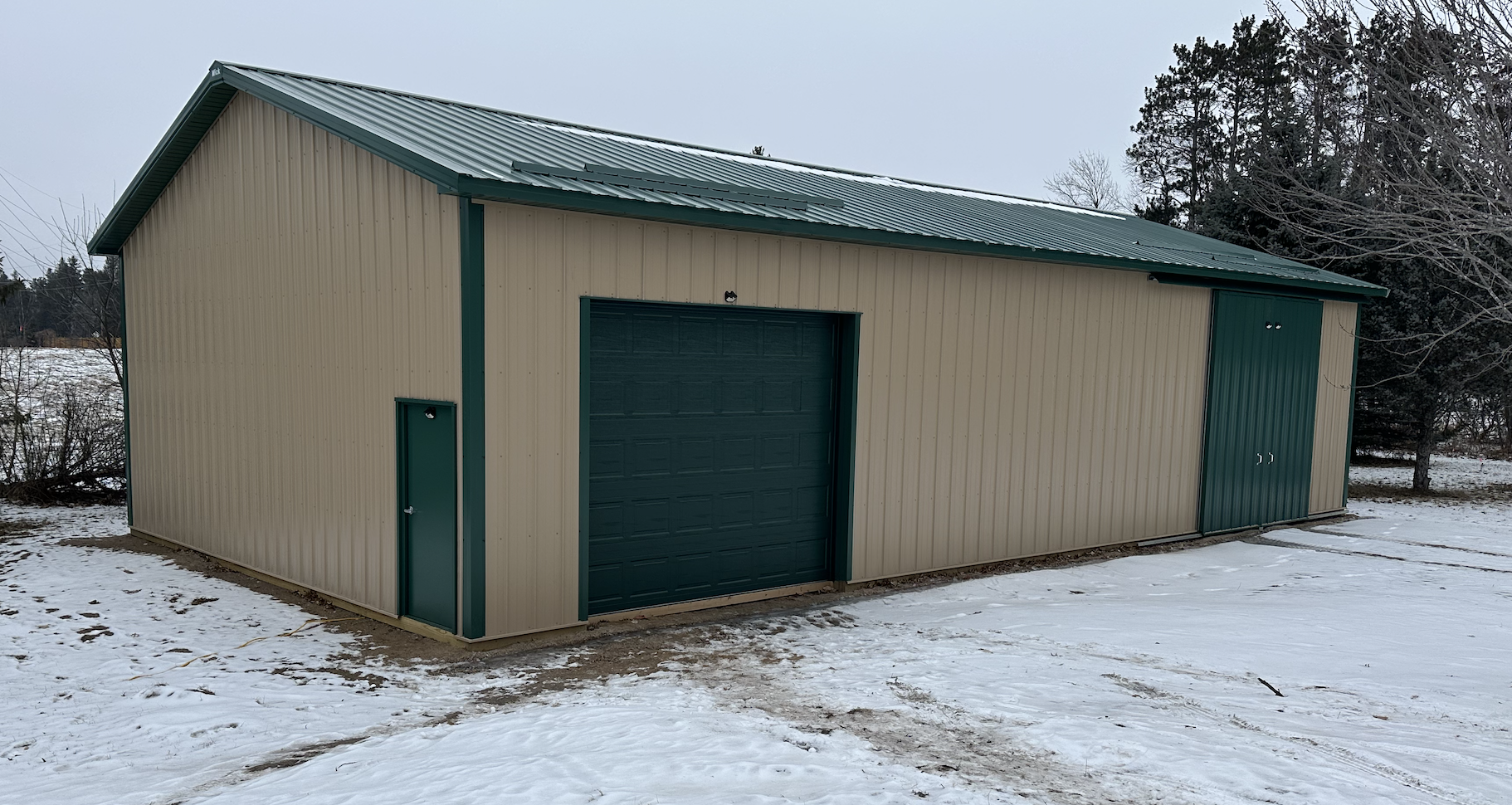 Pole Barn Storage Shed, Elk River, MN