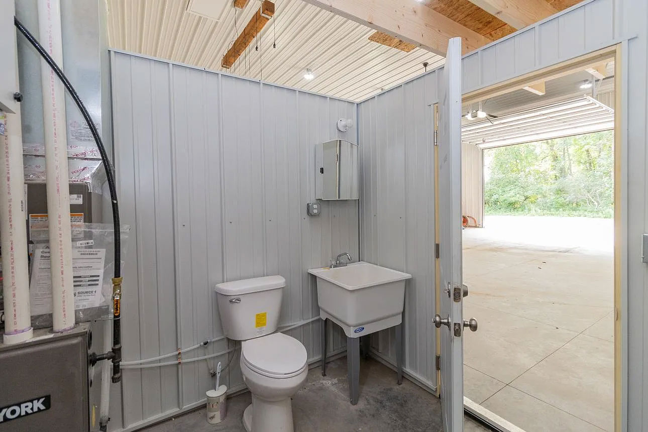 Barndominium Shop Bathroom