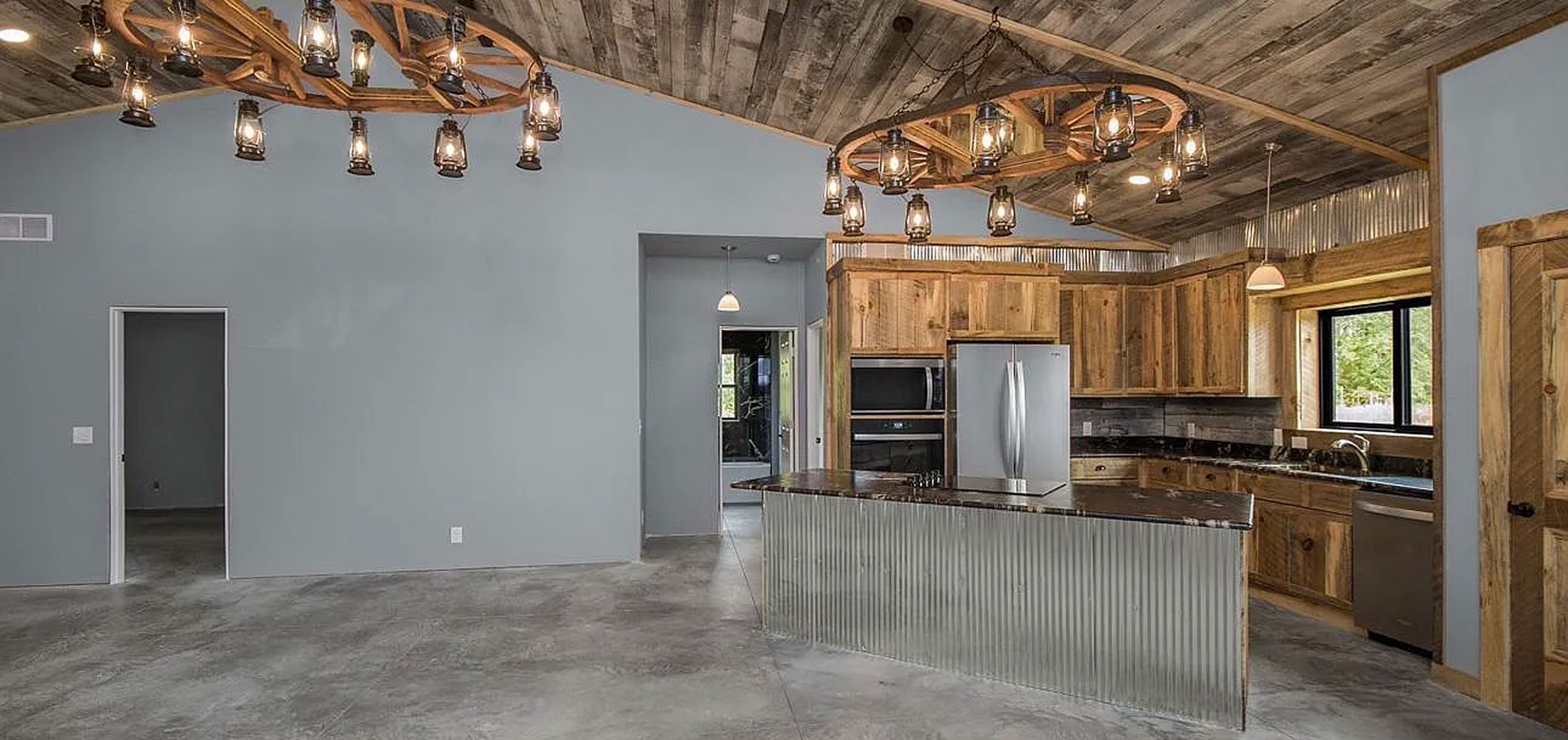 Interior Living and Kitchen