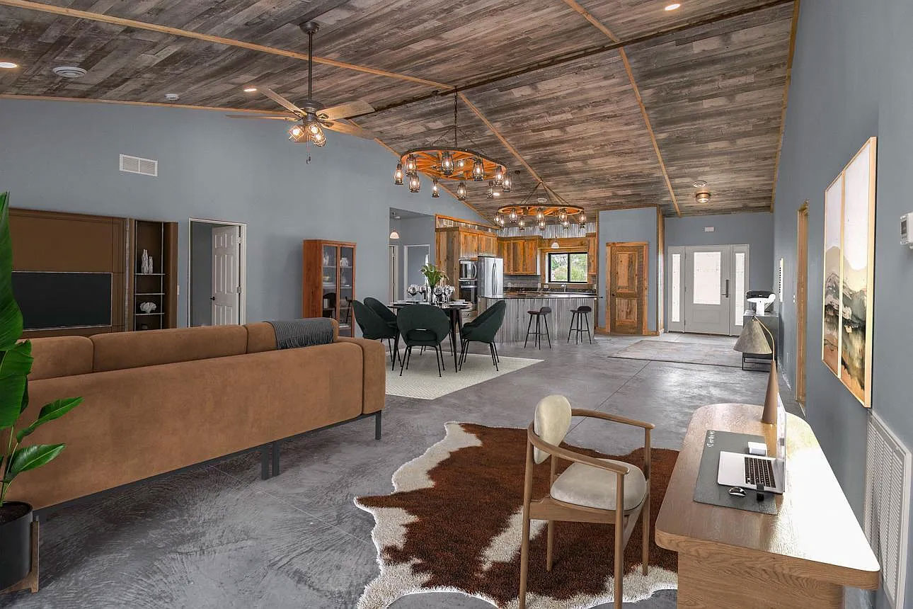 Barndominium House Staged